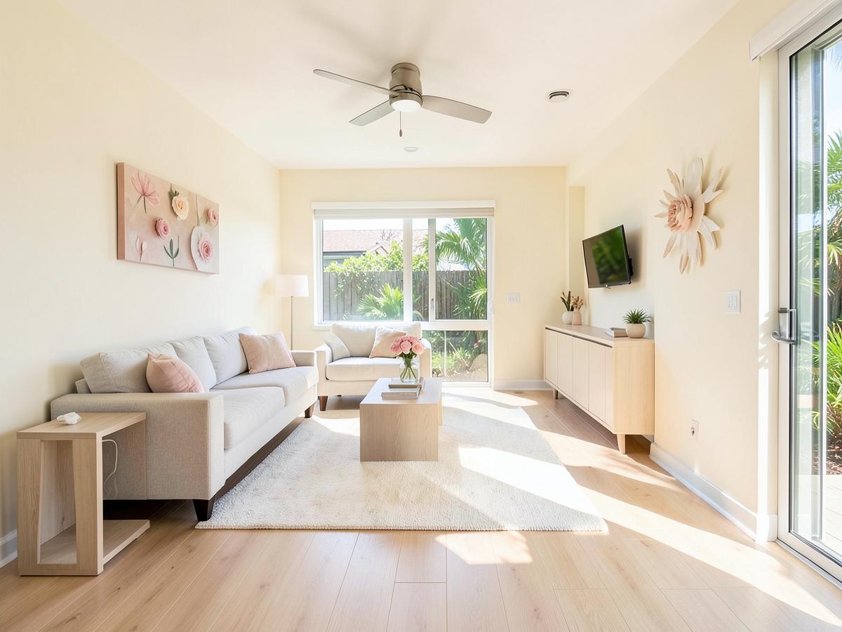 Freshly prepared rental interior ready for the next resident
